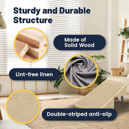 🐶 Give Your Pup Royal Access – Ramp + Ottoman Inside! 👑