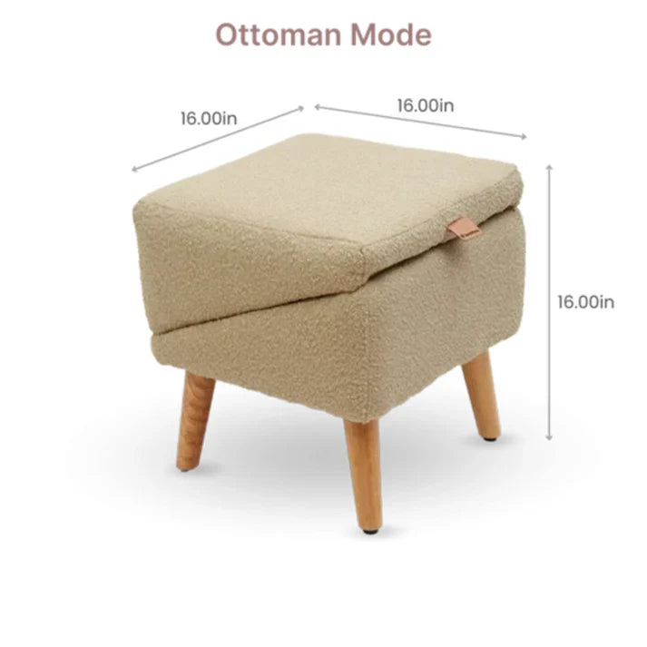 🐶 Give Your Pup Royal Access – Ramp + Ottoman Inside! 👑