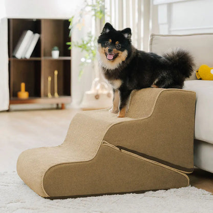 🐶 Convertible Dog Stairs with Ramp – Portable & Foldable